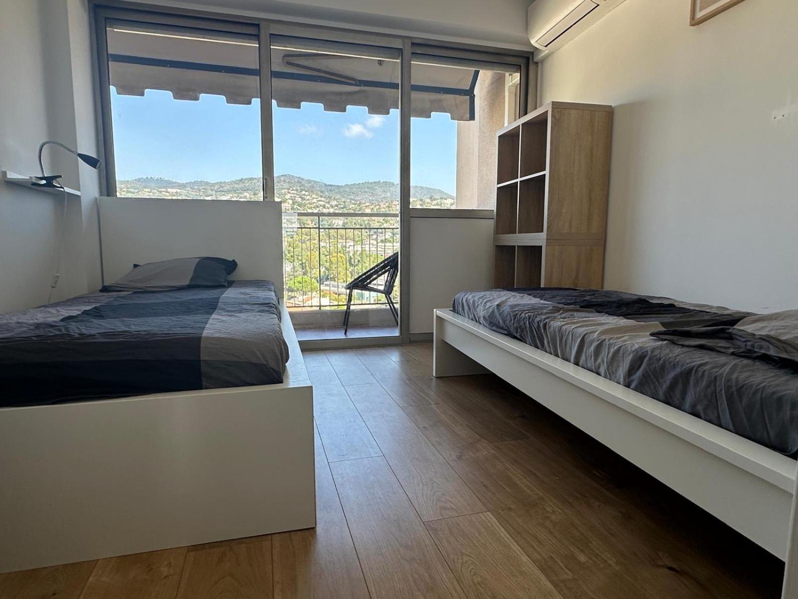 Appartement T3 De Standing Vue Mer Et Marina Mandelieu Eksteriør bilde