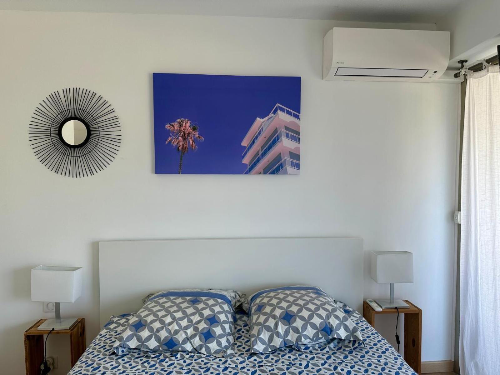 Appartement T3 De Standing Vue Mer Et Marina Mandelieu Eksteriør bilde