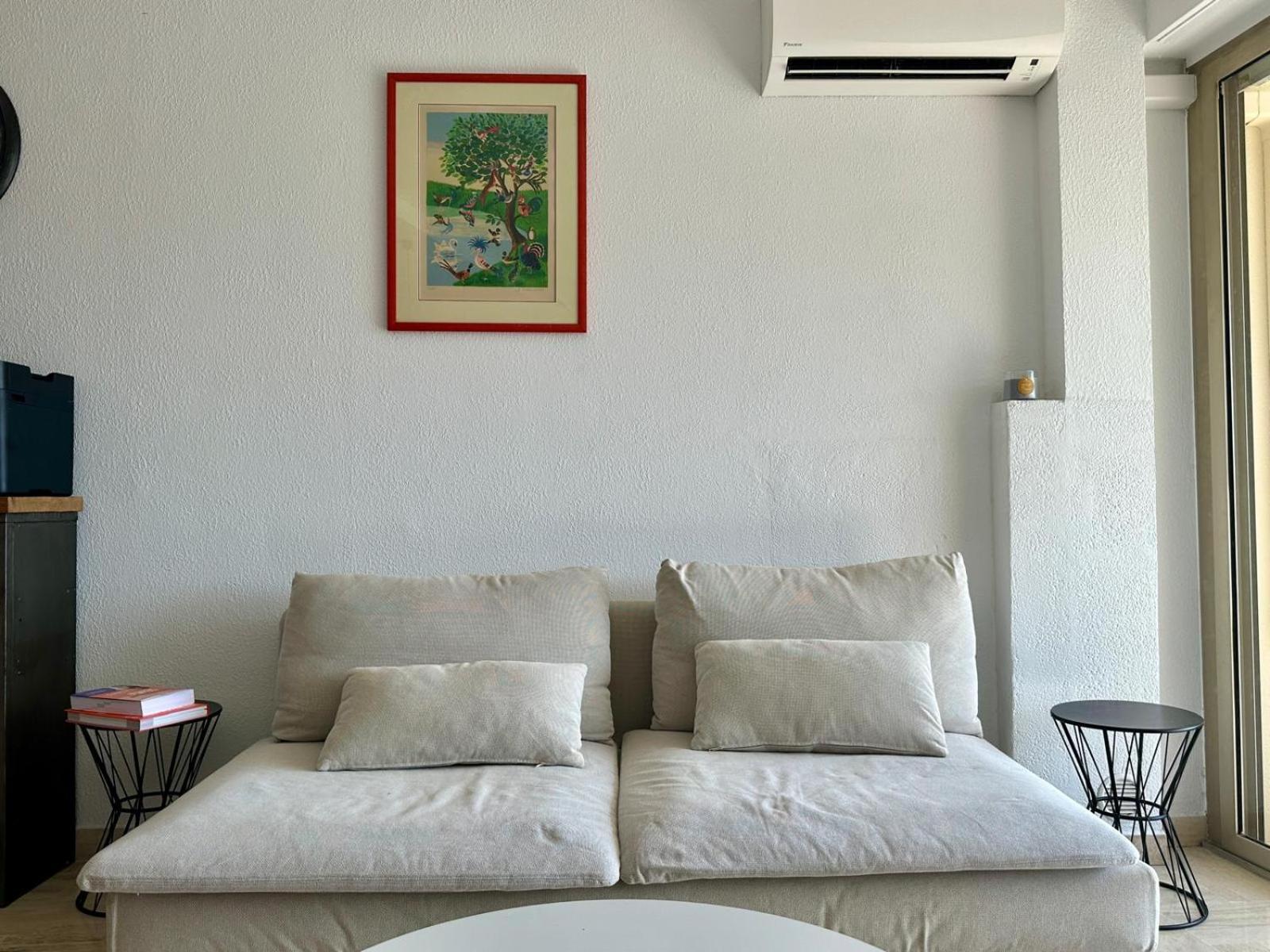 Appartement T3 De Standing Vue Mer Et Marina Mandelieu Eksteriør bilde